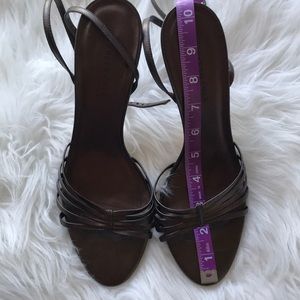 Kenneth Cole Brown Strappy Sandals